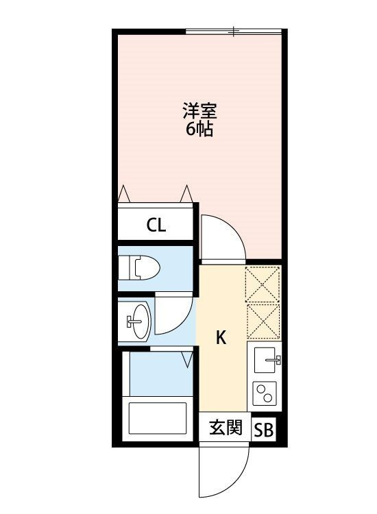 Reve 糀谷の間取り|間取りです。