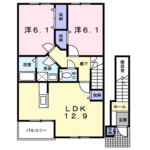 エシックスウインドの間取り