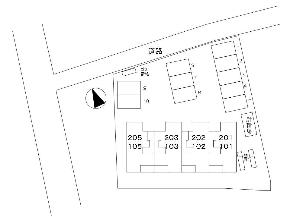 ラランドの区画図