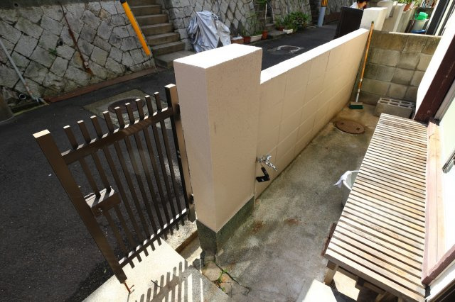 山手5丁目戸建の庭