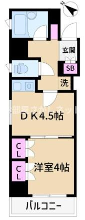 ジェイパーク青葉台弐番館【おとり物件なし】#学生・社会人にオススメ！初期費用分割払いOK！の間取り