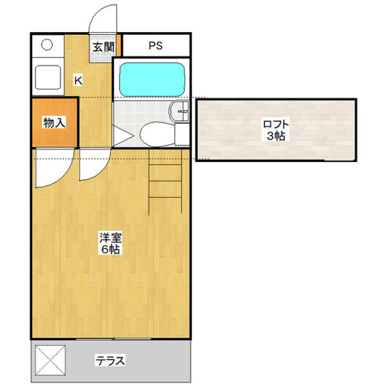 【間取り】 | レオパレス新守山第5