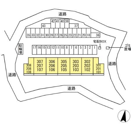 シェグラヴェートの区画図