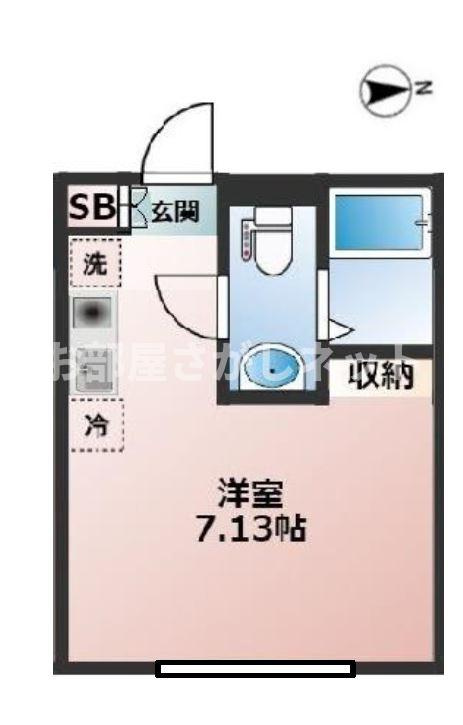 BASE上板橋【おとり物件なし】#学生・社会人にオススメ！初期費用分割払いOK！の間取り