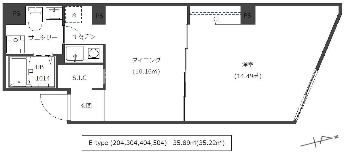 ウィズ高島平【おとり物件なし】#学生・社会人にオススメ！初期費用分割払いOK！の間取り