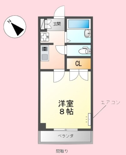 パルティールコトブキの間取り