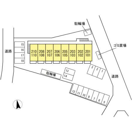ティアラ・Ｔの駐車場
