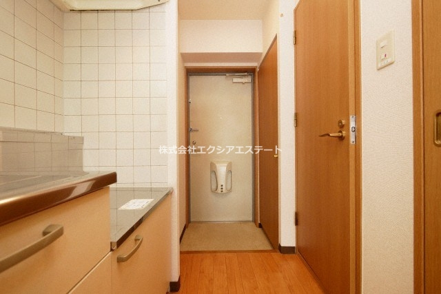 グランディール阪南町Ⅲ番館の玄関