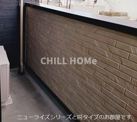 カレント　レジデンス　下増田Ⅱのバルコニー|当社、チルホームのHPもご覧ください(^^)/物件情報多数♪