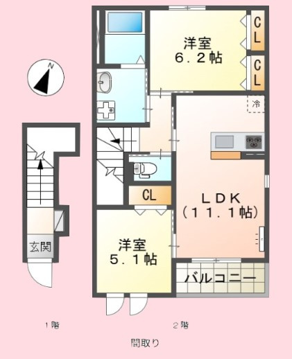 CORNIOLOの間取り