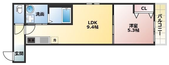 【間取り】 | フジパレス松虫通WEST