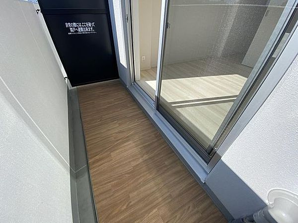 アジールコート両国北斎通のバルコニー