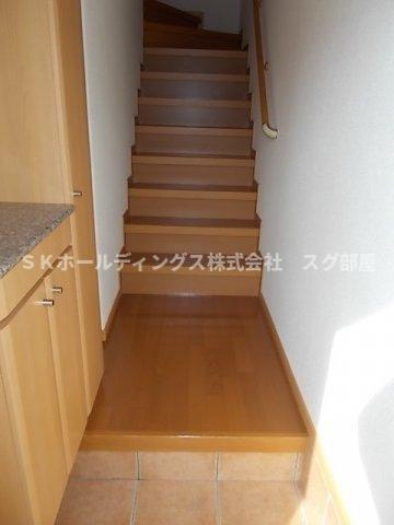 クラールＢの玄関