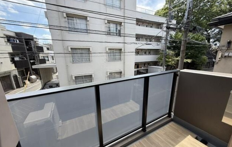 クレストコート南長崎のバルコニー