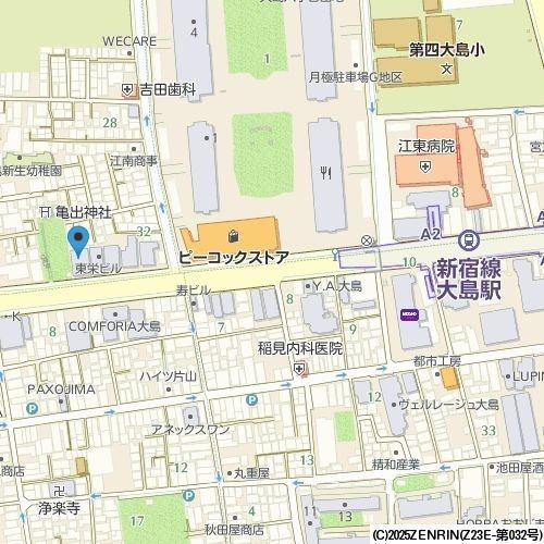 リテラス大島の地図