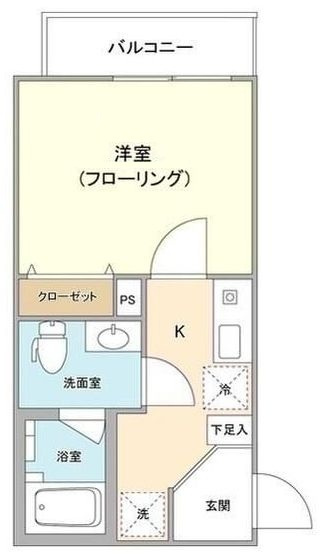 サンレイ市ヶ谷の間取り|間取りです。