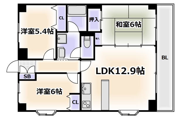 【間取り】 | BLOCK19