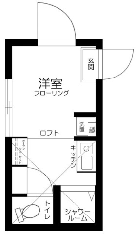 杉並区阿佐谷北３丁目のアパートの間取り