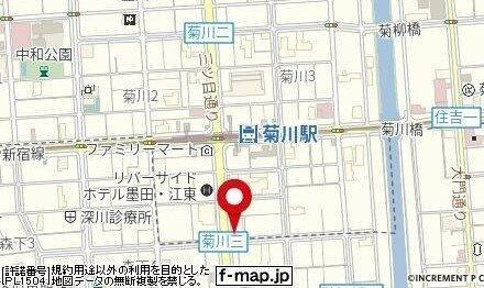 ファーストプレイス菊川の地図