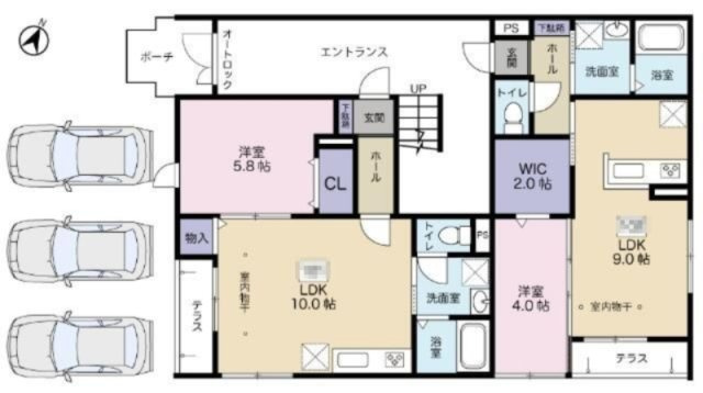 クレールコートの外観