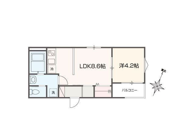 MELLAS大宮の間取り