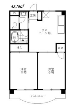 JUN西東京の間取り
