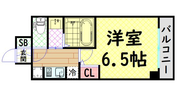 【間取り】 | クリスタルグランツ難波WEST