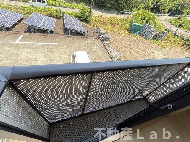 ＵＳジャンクション　D棟のバルコニー|※同型タイプ203号室のお写真です。