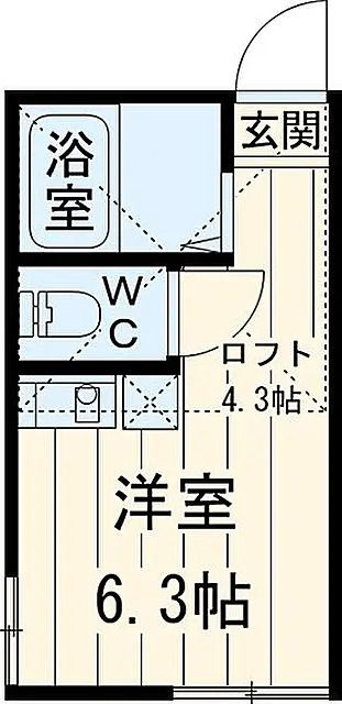 ユナイト衣笠ハロルド・クラークの間取り
