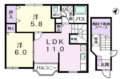 アヴニール・Ｋの間取り