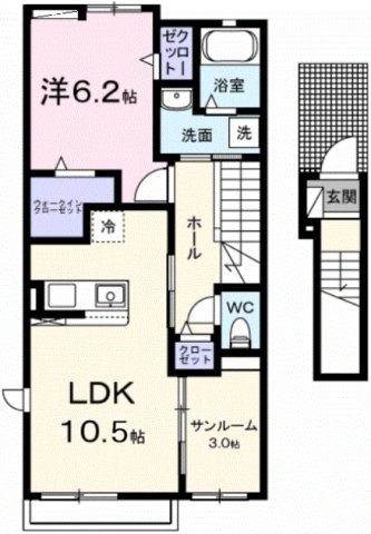 グランメゾン東久留米の間取り