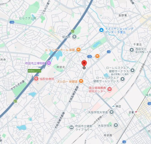 D’s華コートの地図