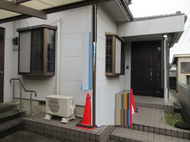 中古戸建　熊谷市上之802-6（期間限定現況販売）の玄関