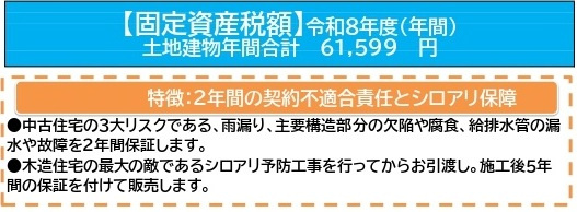 中古戸建　熊谷市上之1157-7（期間限定現況販売）の構造・工法・仕様