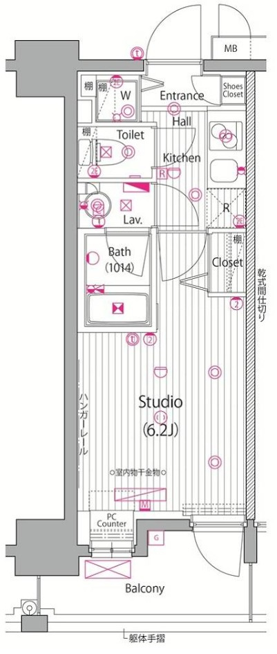 ガーラ・ヴィスタ大井仙台坂の間取り