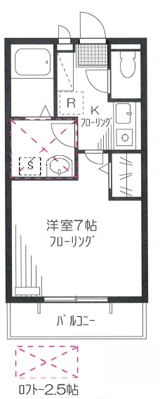サンパークフジの間取り