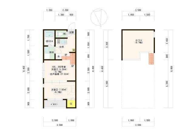 福岡市東区和白３丁目のアパート