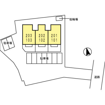 カーサの区画図
