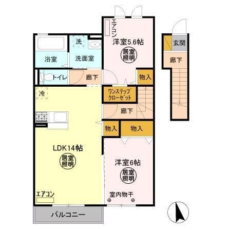 パークドプランタン　Gの間取り