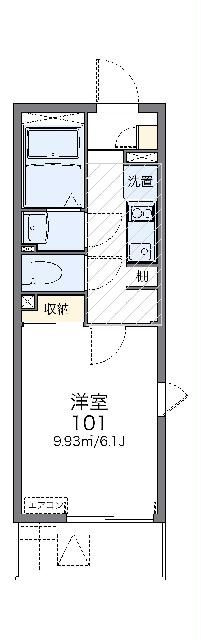 レオネクストアーカイブⅢの間取り