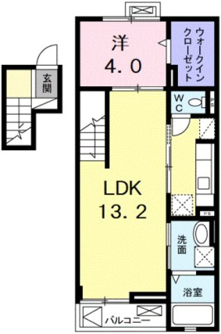 ソレイユ東久留米の間取り