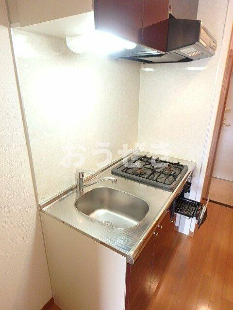 グランド・ガーラ横浜伊勢佐木町のキッチン|2口ガスコンロ/グリル付き☆