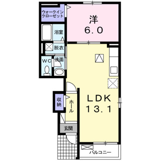 【間取り】 | ブランシェントＢ