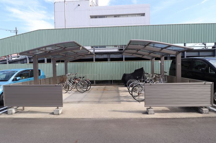 プラムマハールのその他共用部分|駐輪場です