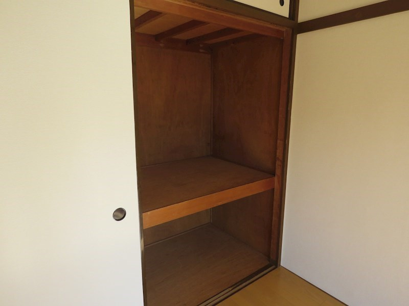 奥行きのある収納スペースです。