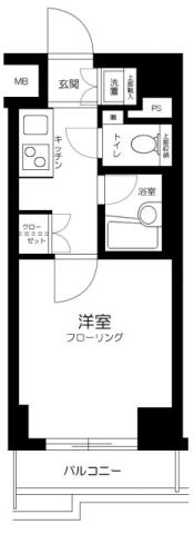 ルーブル錦糸町の間取り|間取りです。