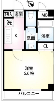 カレラⅠの間取り