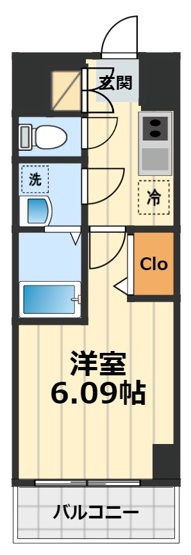 【間取り】 | MAXIV八王子DUE(マキシヴハチオウジデュエ)