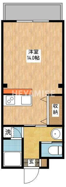 エスポワール坊ノ前Ｂの間取り