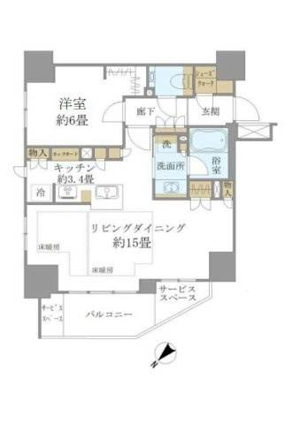 ジオ文京千石の間取り